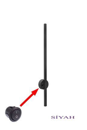 Pigas Osram Led Açma Kapama Düğmeli Aplik Modern Dekoratif Led Duvar Aplik 68cm Günışığı Image 0