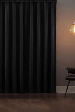 Siyah %100 Işık Geçirmez Blackout Karartma Güneşlik Perde Image 0