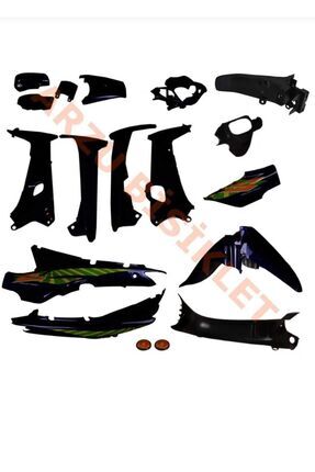 KAPORTA SET (SİYAH) (KALIPSO - ÇELİK) CUB YUKİ GUSTO Image 0