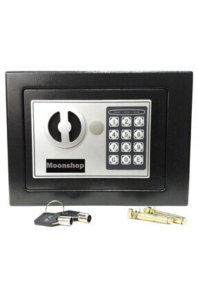 Pro Seri Elektronik Şifreli Para Çelik Ve Otel Kasası 3 mm Montaj Ekipmanları Hediyeli Paslanmaz Image 0