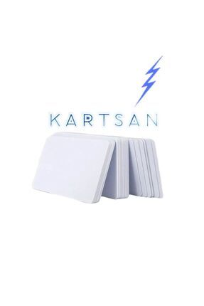 Pvc Plastik Boş Beyaz Kart 250 Adet Image 0