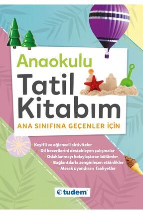 Tudem Anasınıfına Geçenler Için Anaokulu Tatil Kitabı Image 0