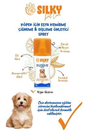 Köpek Kemirme Ve Dişleme Önleyici Sprey - 100ml | Hızlı Ve Etkili Çözüm Image 0