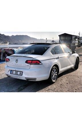 Vw Passat B8 Spoiler Bagaj Üstü Spoiler - Spoyler Piano Black Image 0