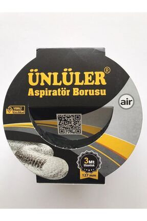 3metre Uzunluk * 127 Mm Çap Aspratör Borusu Image 0