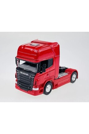 Scania V8 R730 Tır 1/64 Ölçek Welly Diecast Metal Model Araba Metal Tır Image 0