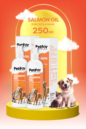 Somon Yağı 250 ML Kedi ve Köpekler için x2 Adet Image 0