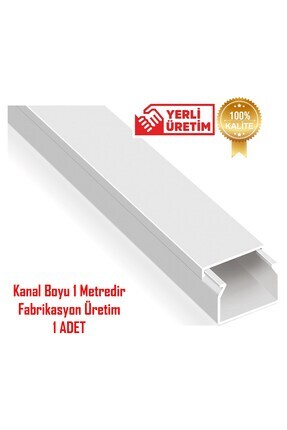 Extra Kendinden Yapışkanlı Beyaz Kablo Kanalı 16x16 1 Metre 1 Adet Mutlusan Image 0