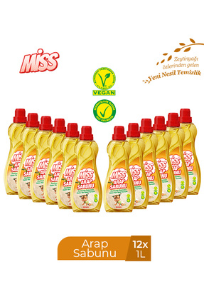 Sıvı Arap Sabunu 1 L X 12 Adet Image 0