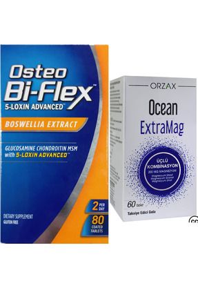 5-Loxin Advanced Boswella Extract 80 Tablet + Ocean Ocean Extramag Üçlü Kombinasyon 60 Tablet Image 0
