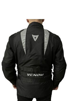 Tourex Dört Mevsim Motosiklet Montu Siyah Image 2