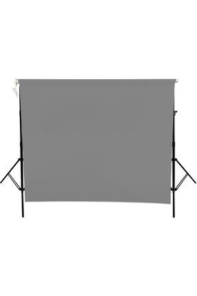 Gri 2x4metre Taşınabilir Fon Image 0