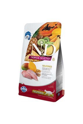 N&D Kısırlaştırılmış Kediler İçin Tavuklu Yetişkin Kedi Maması.1.5 kg Image 0