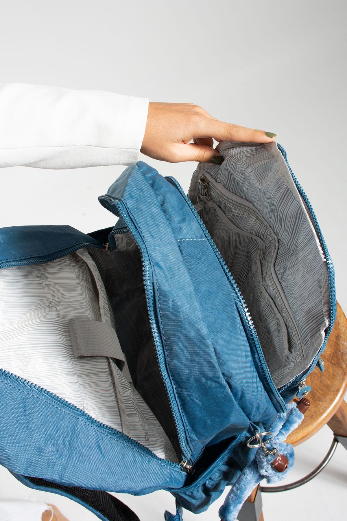 کوله پشتی/لپ تاپ مسافرتی با سایز بزرگ بنفش مقاوم در برابر آب 15.6 دبیرستان