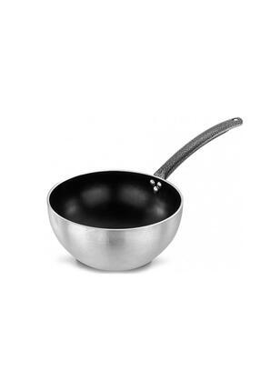 Wok Tava İç PTF Elit Gümüş Renk Kulp 26 cm Image 0