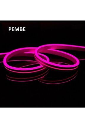 Ct-4555 12v Pembe Neon Led Neon Hortum Led 5 Metre (YAZI VE DIŞ MEKAN İÇİ UYGUNDUR.) Image 0