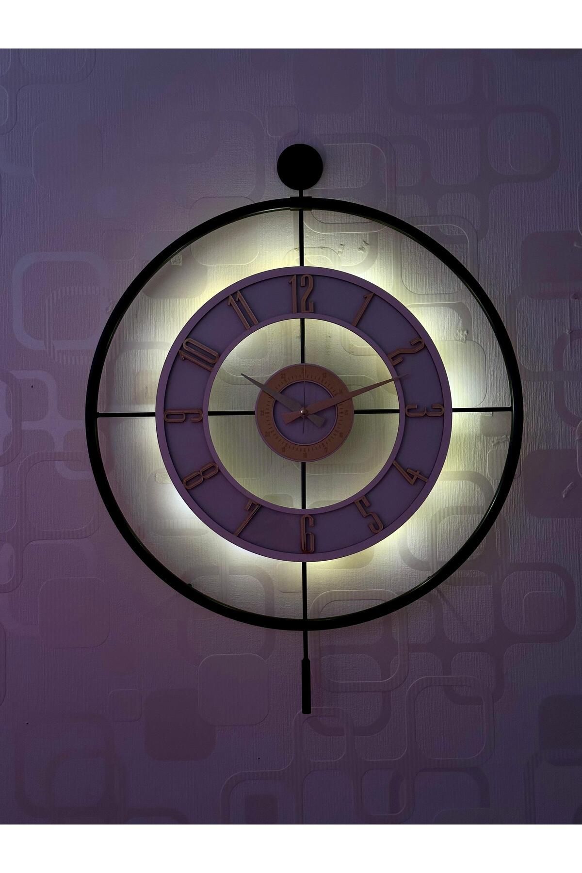 ساعت دیواری شیشه ای فلزی (60X80 سانتی متر در اندازه بزرگ) شیشه واقعی روشن مشکی-شفاف-سفید-طلایی