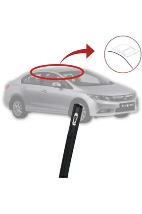 Honda Civic 2007-2011 Fd6 Tavan Oluk Çıtası Sağ Yolcu Tarafı Image 0
