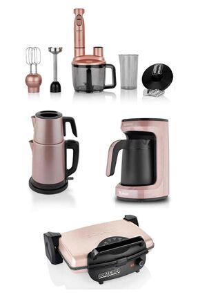 Elektro Mega Set 4 Lü Rosegold Image 0