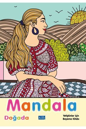 Mandala - Doğada; Yetişkinler İçin Boyama Kitabı Kolektif Image 0