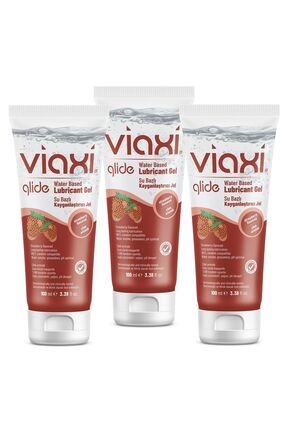 Glide Çilek Aromalı Çilekli Kayganlaştırıcı Jel 100 Ml (3 Adet) Image 0