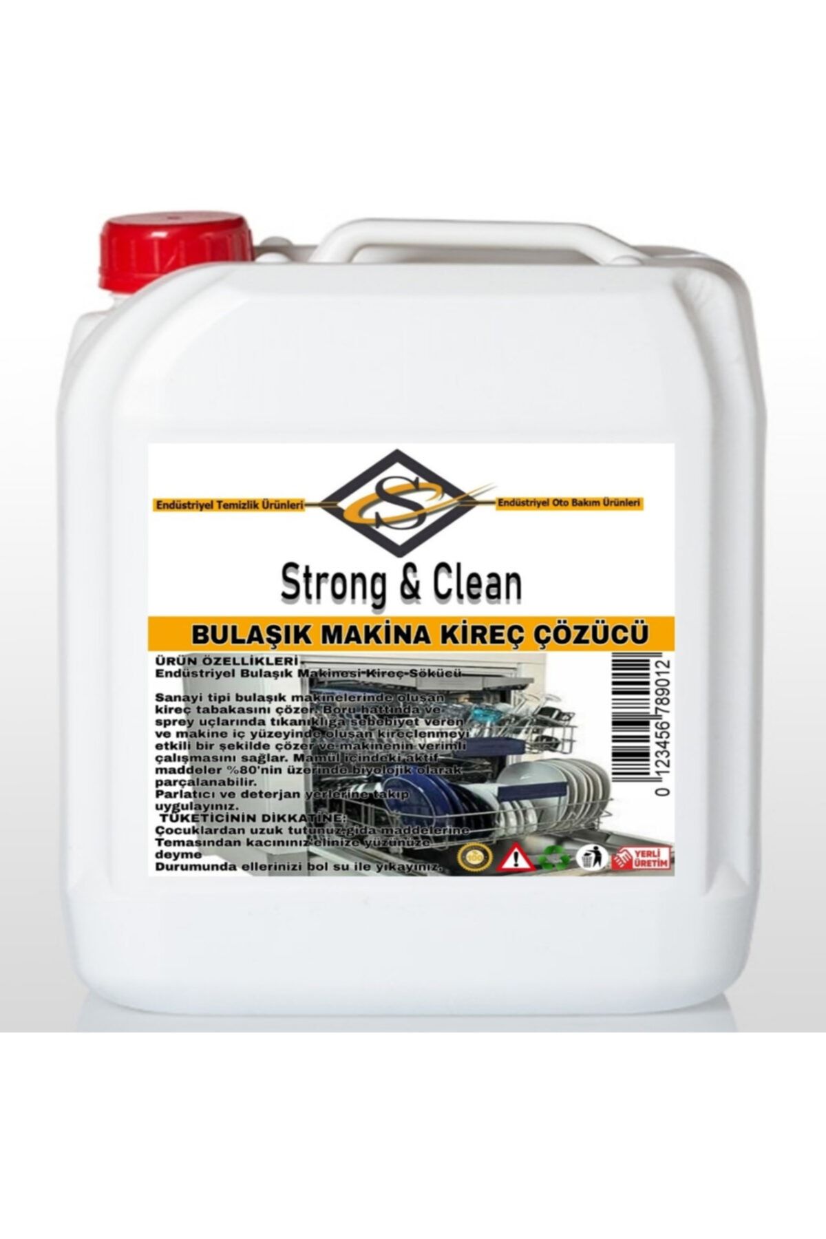 STRONG&CLEAN Bulaşık Makine Kireç Çözücü 5kg