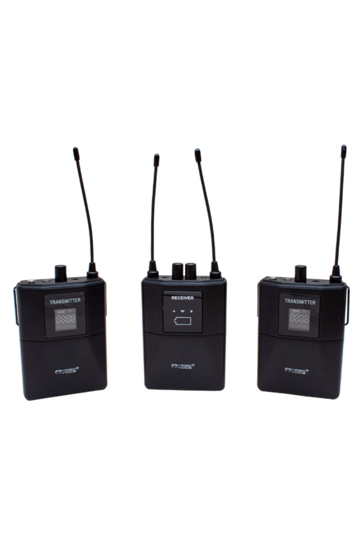 MİRGE Magıcvoıce Mv-19604 Uhf Kablosuz Mikrofonu Yaka (mic Ler Headset) Kamera