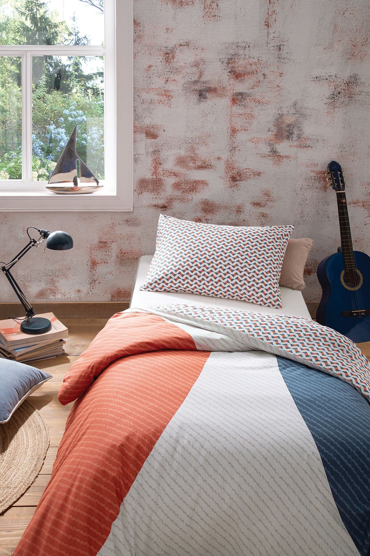 Yataş Bedding Krog Ranforce Tek Kişilik Xl Nevresim Takımı Çift Taraflı Kullanım