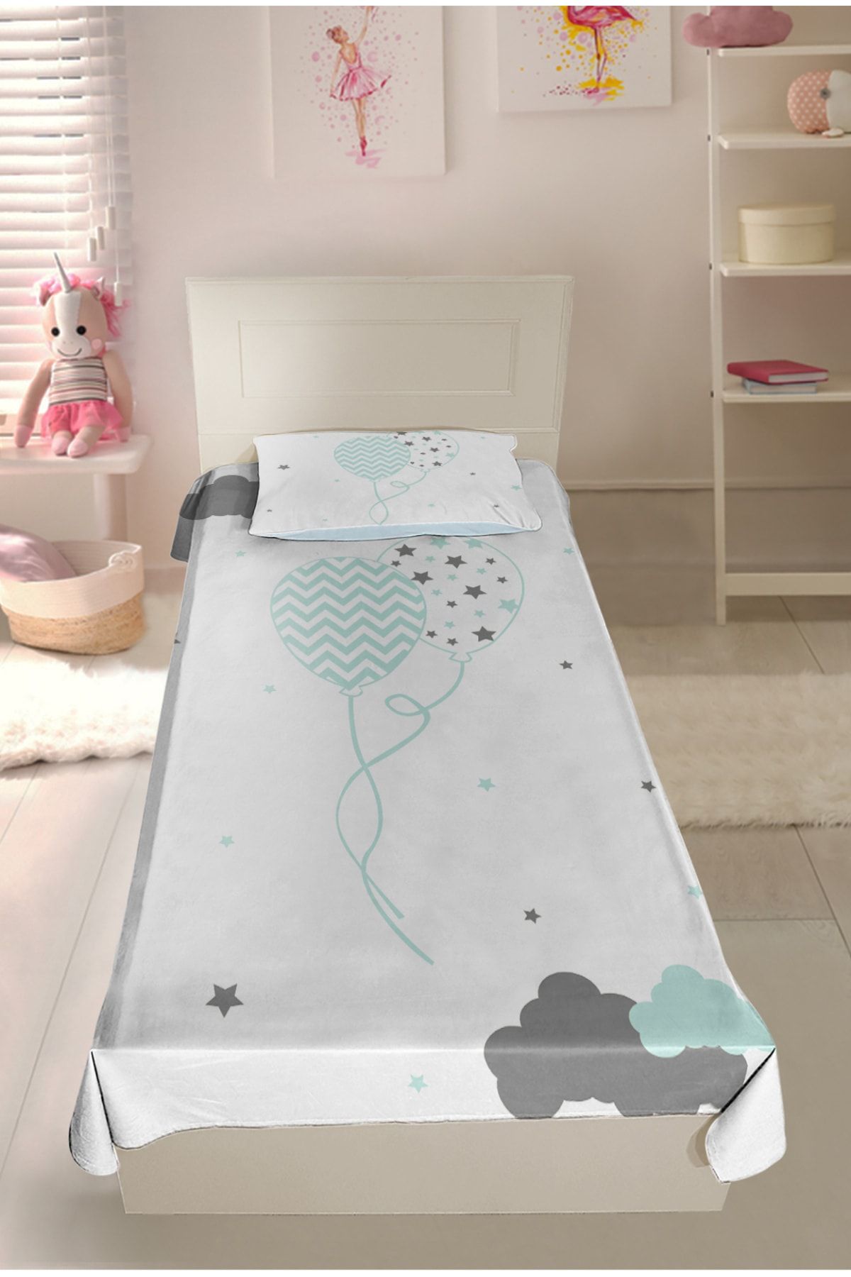 HOMESSA Uçan Balon Hçi118 Pike&yatak Örtüsü(yastık Kılıflı)