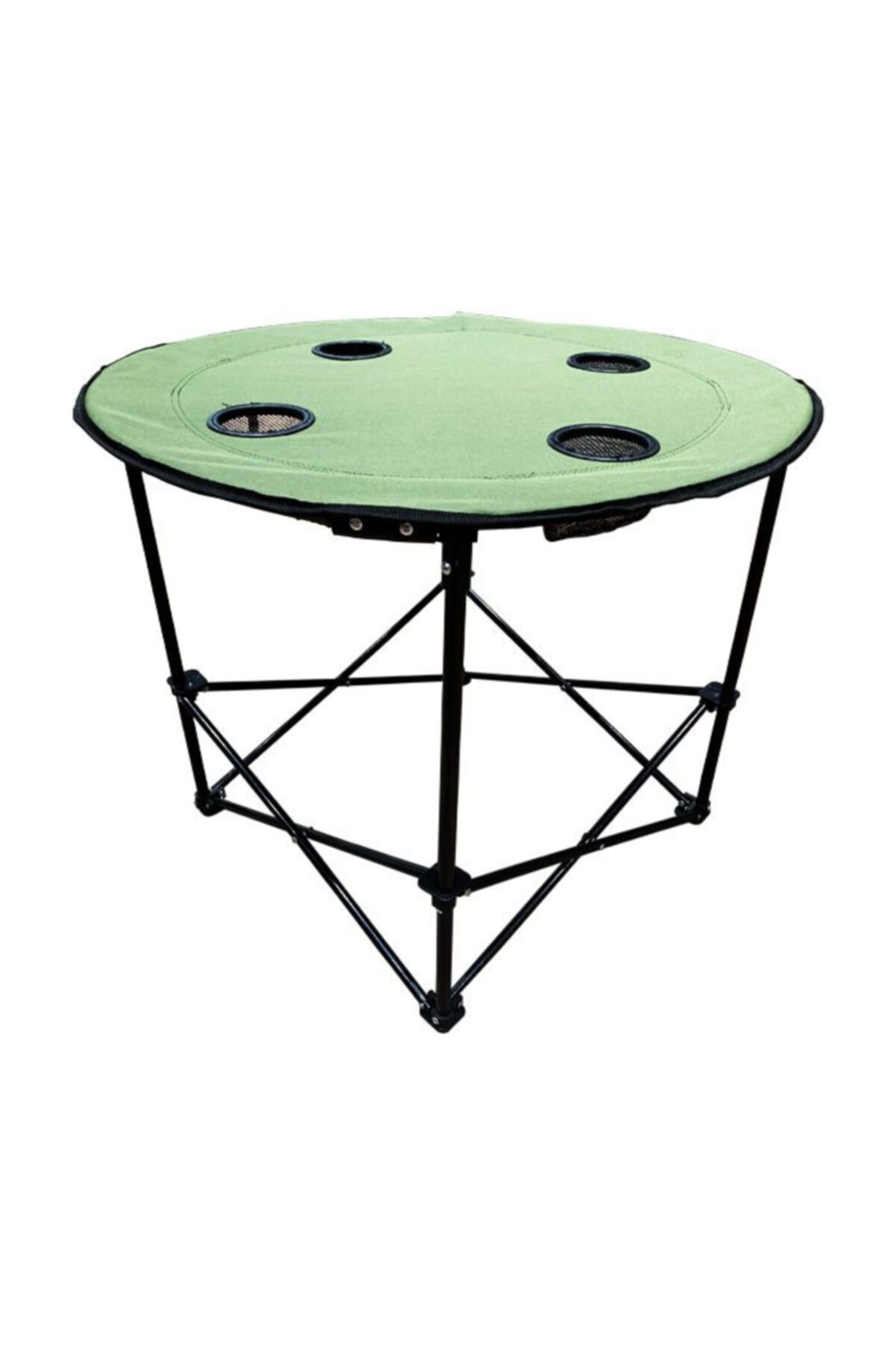 DFT Kamp Masası Katlanır Yuvarlak (çantalı) Yeşil