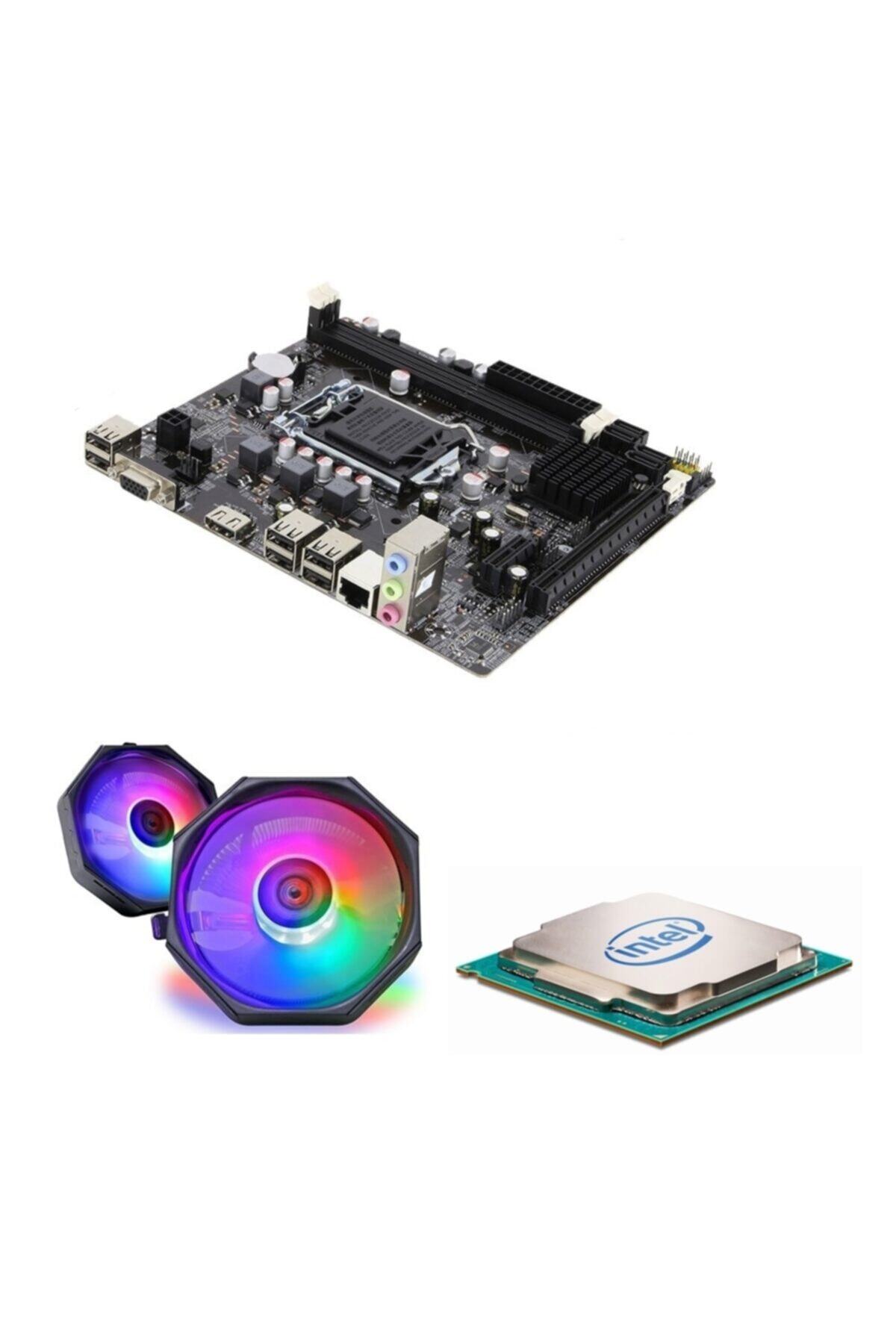 DTS Teknoloji Intel Core I3-2120 + H61c Anakart 1155pin + Rainbow Cpu Fan