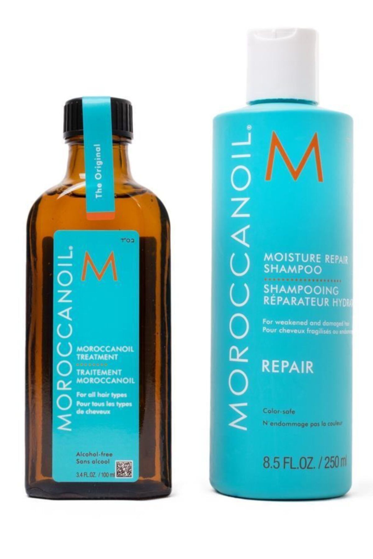 Moroccanoil Treatment Bakım Yağı 100 ml + Moisture Repair Şampuan 250 ml