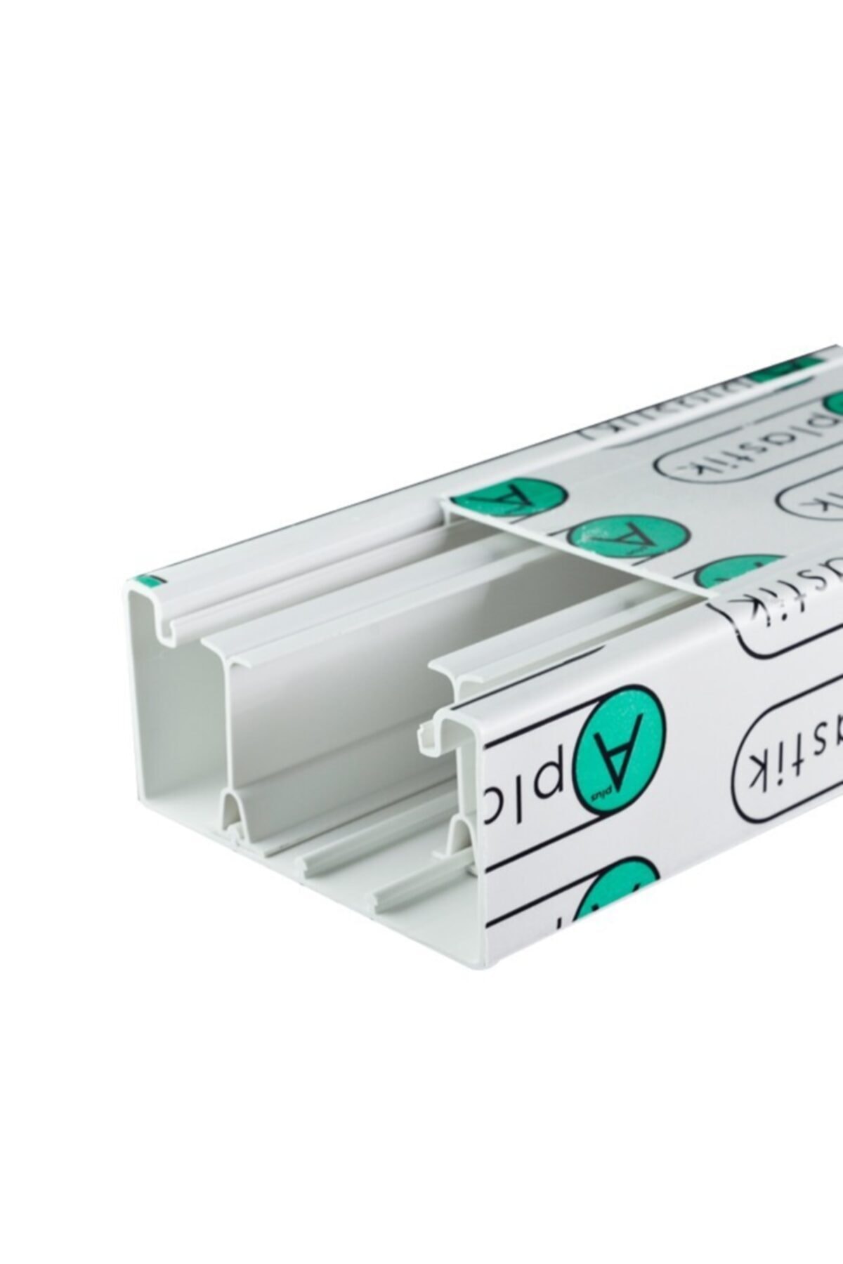 A Plus Elektrik 100x50 Mm Beyaz Yapışkan Bantlı Kablo Kanalı