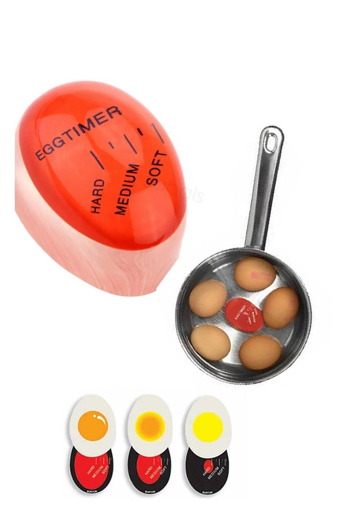 EzJet 2 Adet Dublör Yumurta Zamanlayıcı Egg Timer Pişirme Zaman Ayarlama