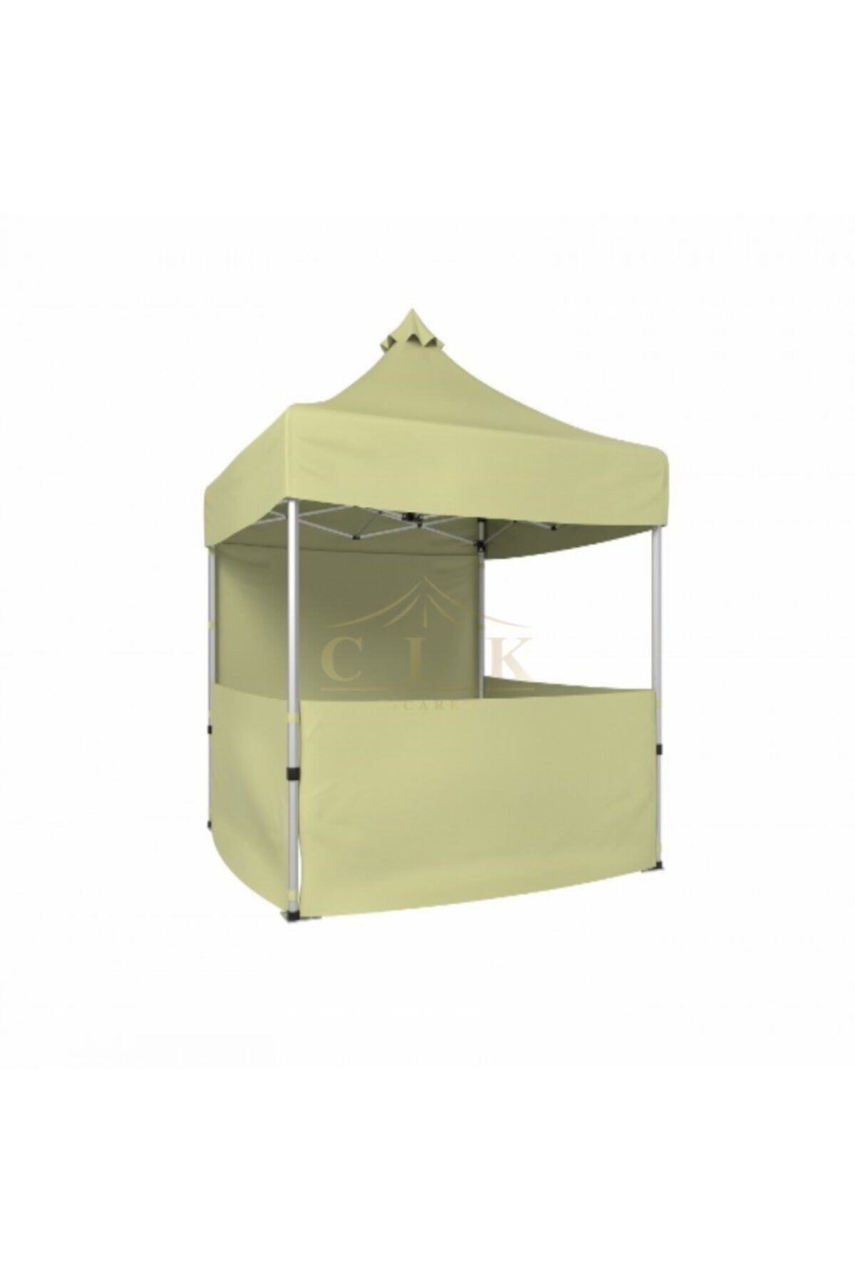 CLK Garden Clk 2x2 40mm Alüminyum Katlanabilir Tente 1 Tam Duvar 3 Yarım Duvar