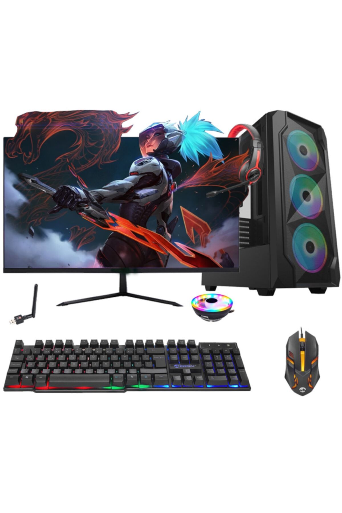 Aizen Mc27 I5-2500 16gb 500 Hdd 256 Ssd Gtx 750ti 4gb 27\