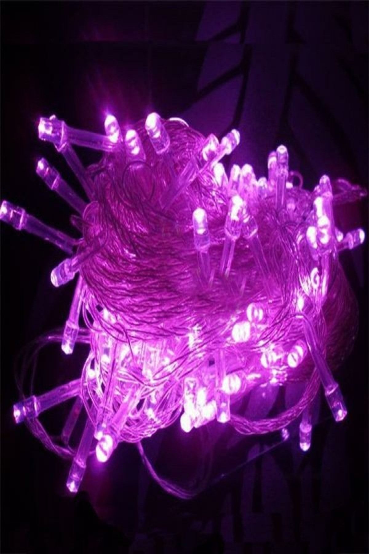 LİMSA 100 Ledli Fişli Led, Dekor Lambası 10m Pembe Yılbaşı Ağacı Işığı