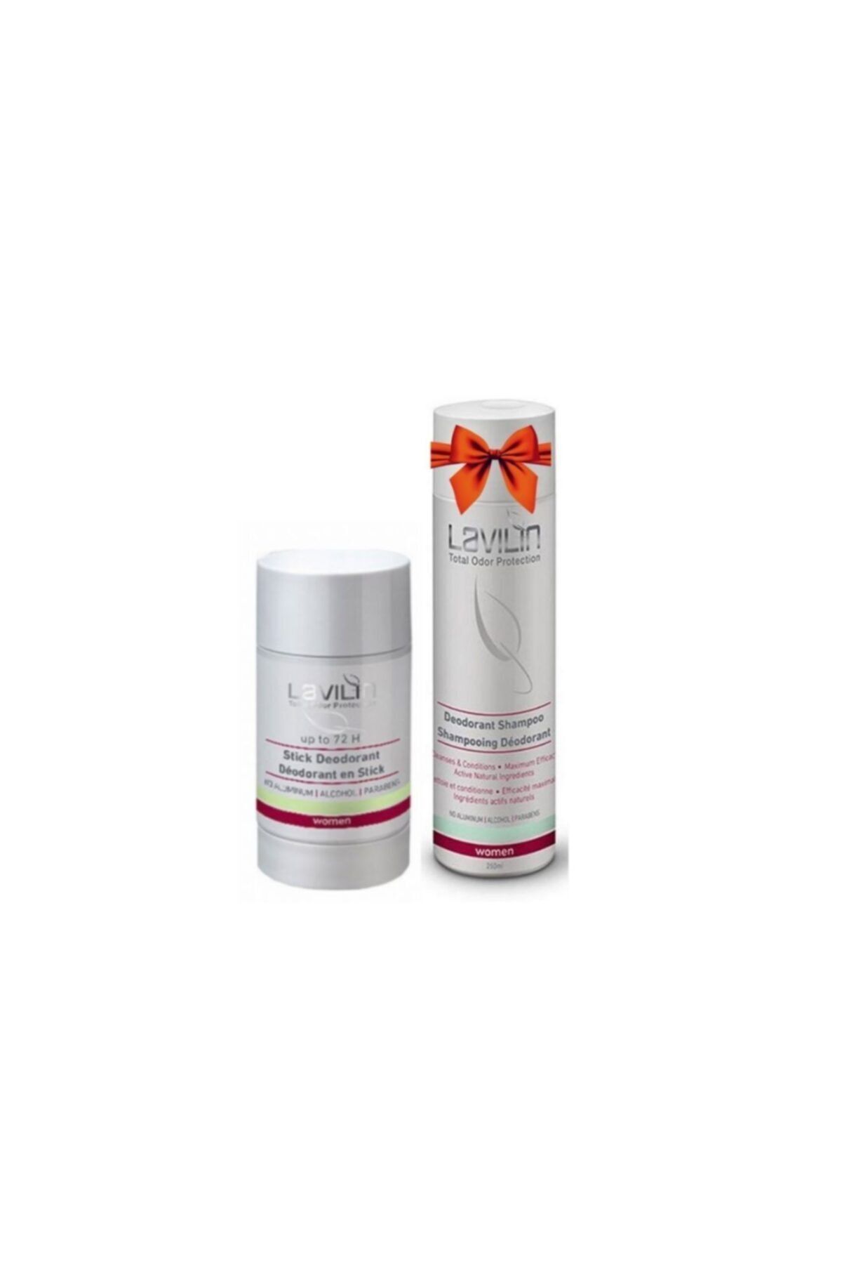 Lavilin Stick Deodorant Kadın Alüminyum Içermeyen 3 Gün Etkili 60 ml + Şampuan