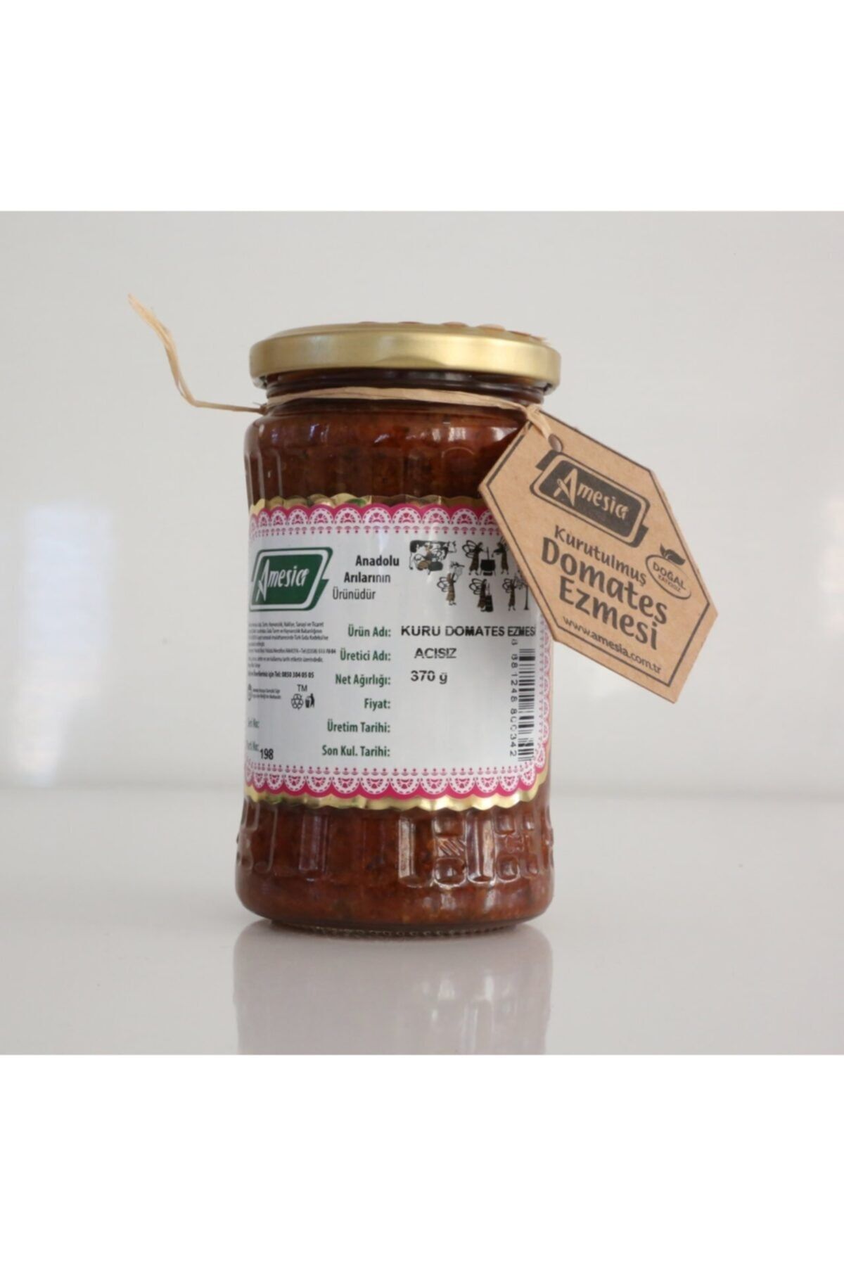 Amesia Kuru Domates Ezmesi Acısız 370 G.