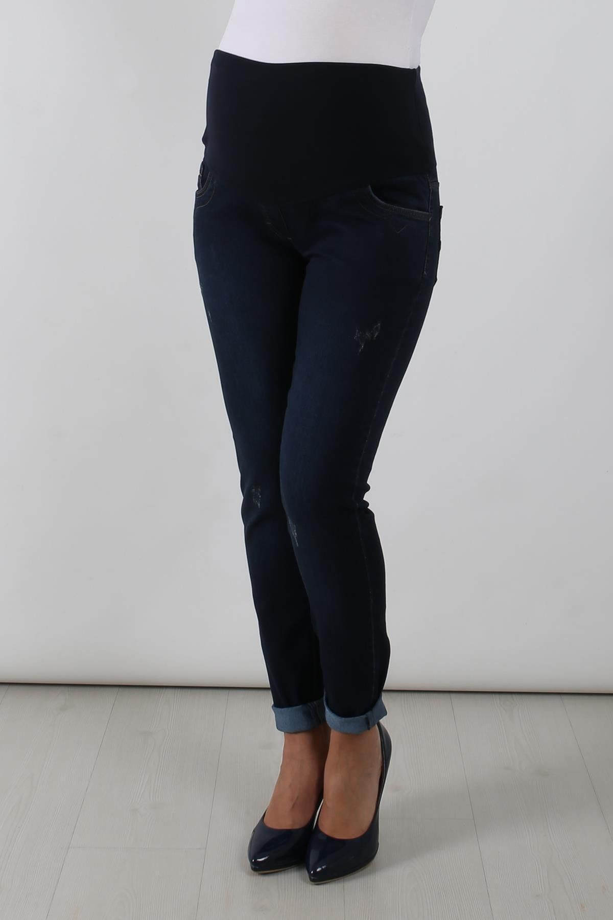 Işşıl 134-slim Fit Tırnaklı Hamile Kot Pantolon