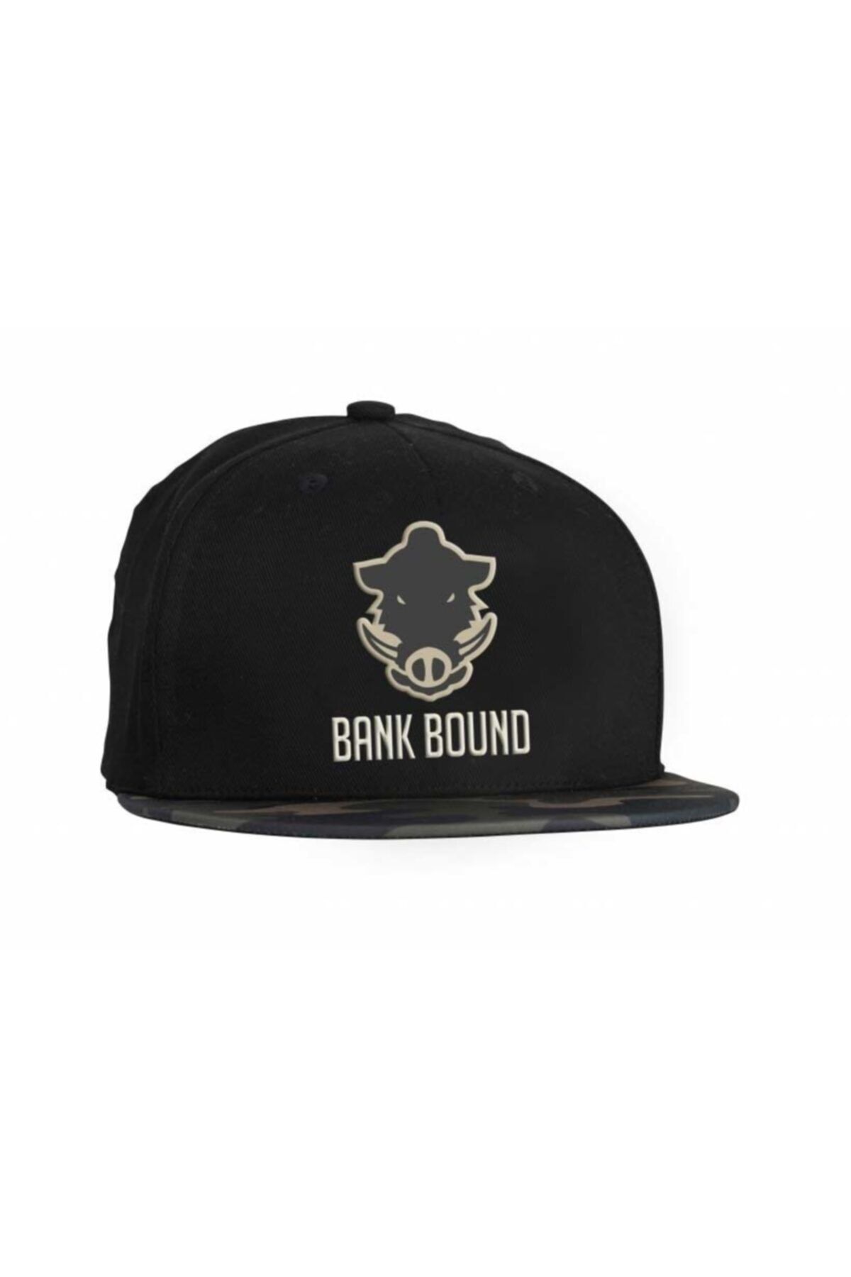 PROLOGIC Bank Bound Flat Bill Cap Black/camo Şapka