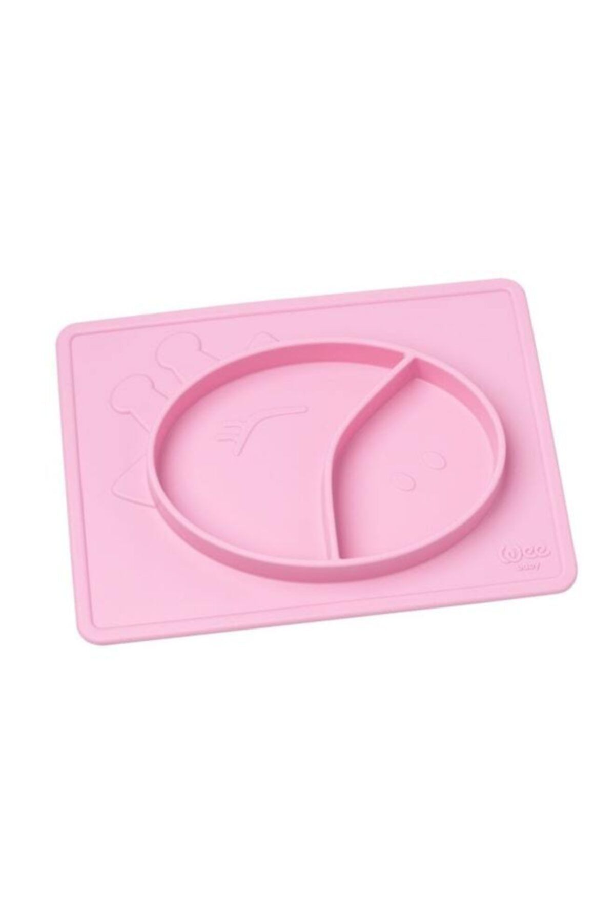 Wee Baby 925 Prime Mama Tabağı Matlı Silikon Pembe