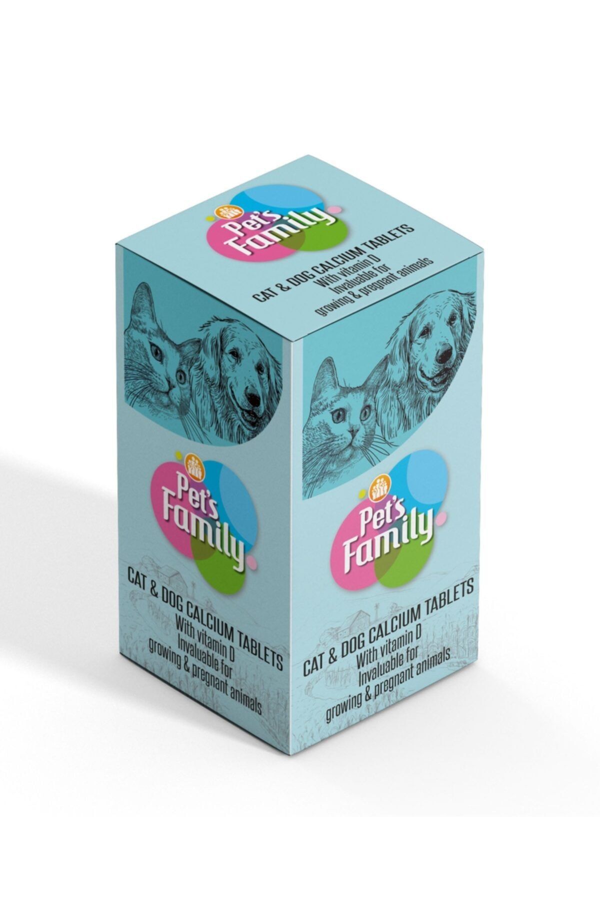 Skygo Kedi Kalsiyum Vitamin D Katkısı - Pet's Family 75 Tablet