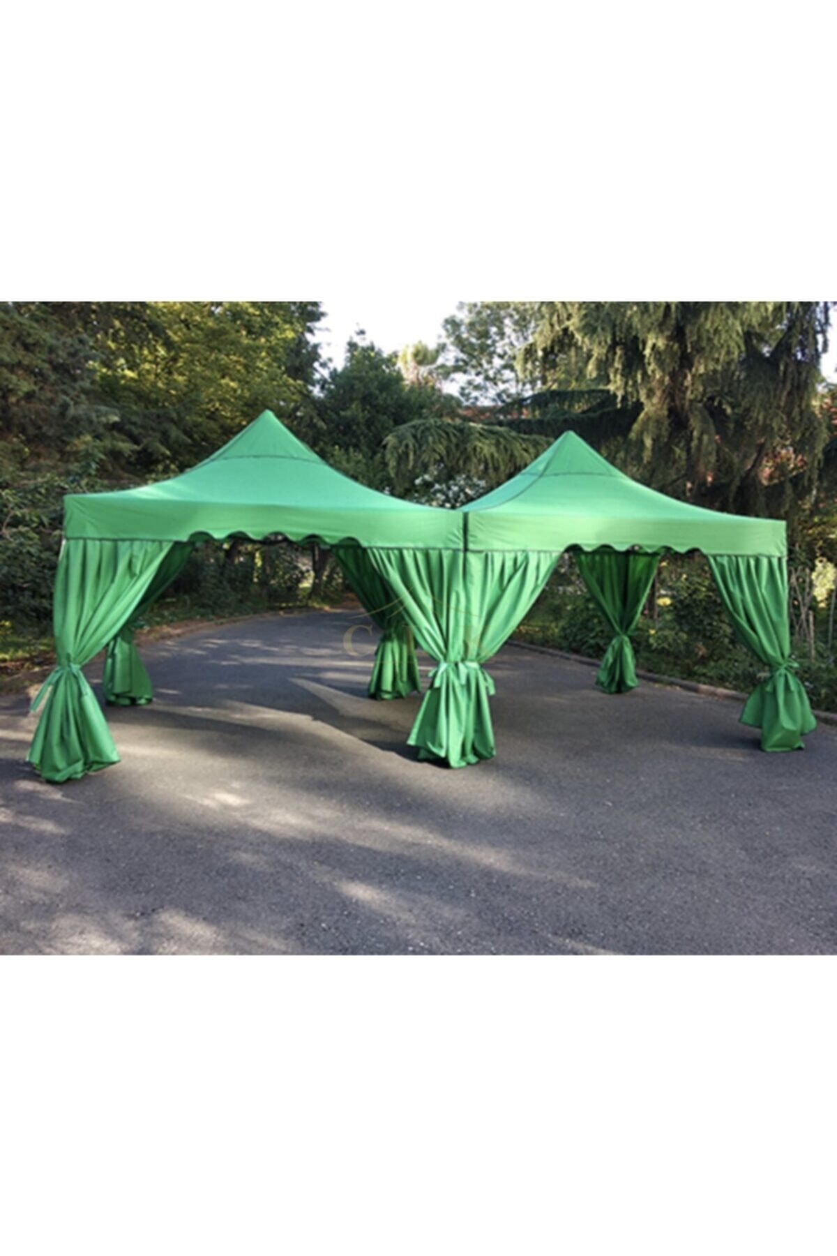CLK Garden Clk 3x3 30 Mm Garden Katlanabilir Tente Bahçe Çadır Yeşil Çardak Bungalow Serisi