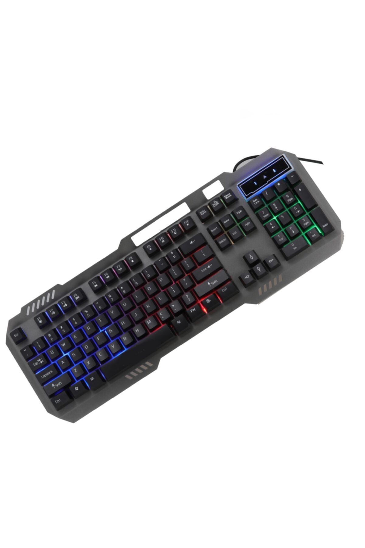Reidan Oyuncu Klavyesi Işıklı Mekanik Kablolu Rampage Masaüstü Bilgisayar Dizüstü Ofis Gaming Keyboard