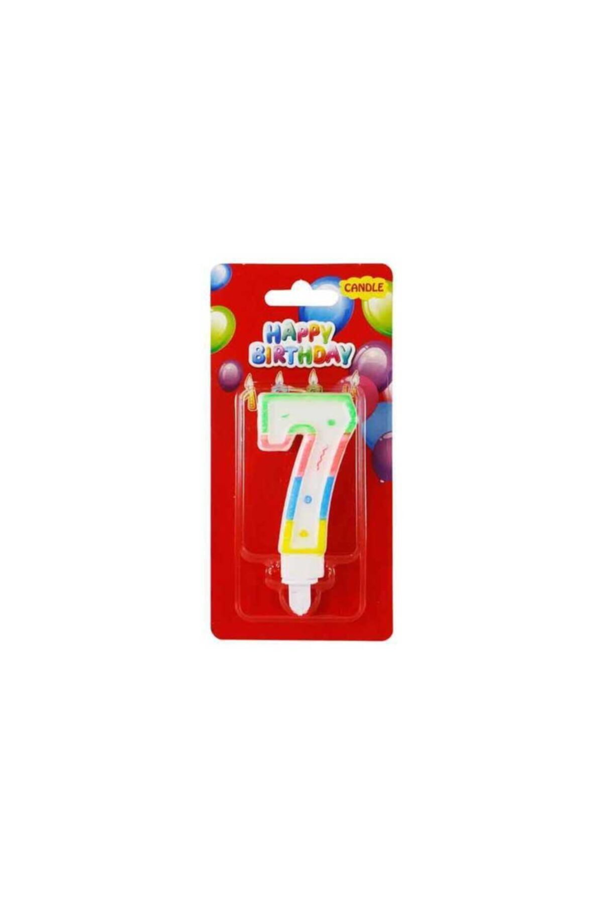 PASTANETTE Rakamlı Mum No:7 (12 Adet)