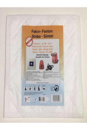 Fakır-fanton Sinbo-simtel 5'li Süpürge Toz Torbası Image 0