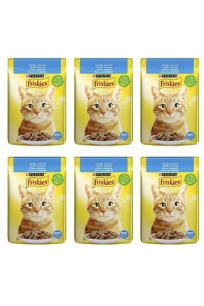 Friskies Somonlu Soslu Yaş Kedi Maması 85 G X 6 Adet Image 0