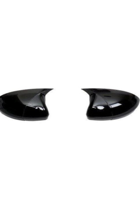 Hyundaı Elantra Sinyalsiz 2011-2018 Batman Yarasa Ayna Kapağı Pıano Black Image 0