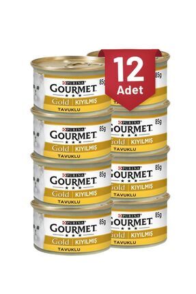 Kıyılmış Tavuklu Konserve Yaş Kedi Maması 85 gr (12 ADET) Image 0
